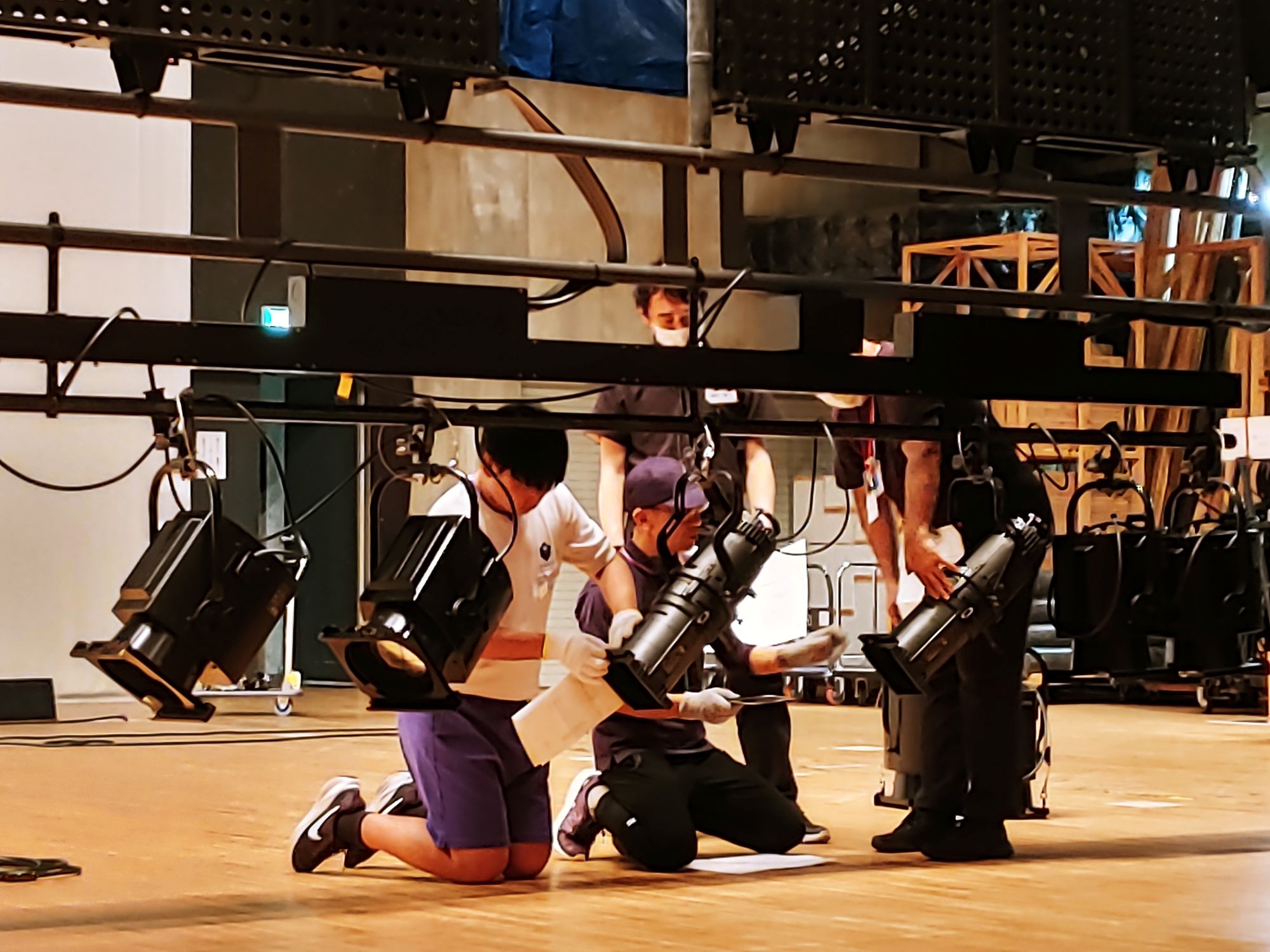 出張！キラリふじみ舞台技術講座「中学生から学べる、舞台技術ワークショップ」